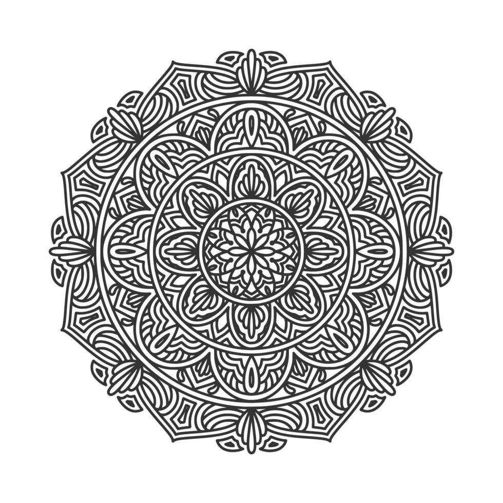 circulaire patroon mandala kunst decoratie-elementen vector