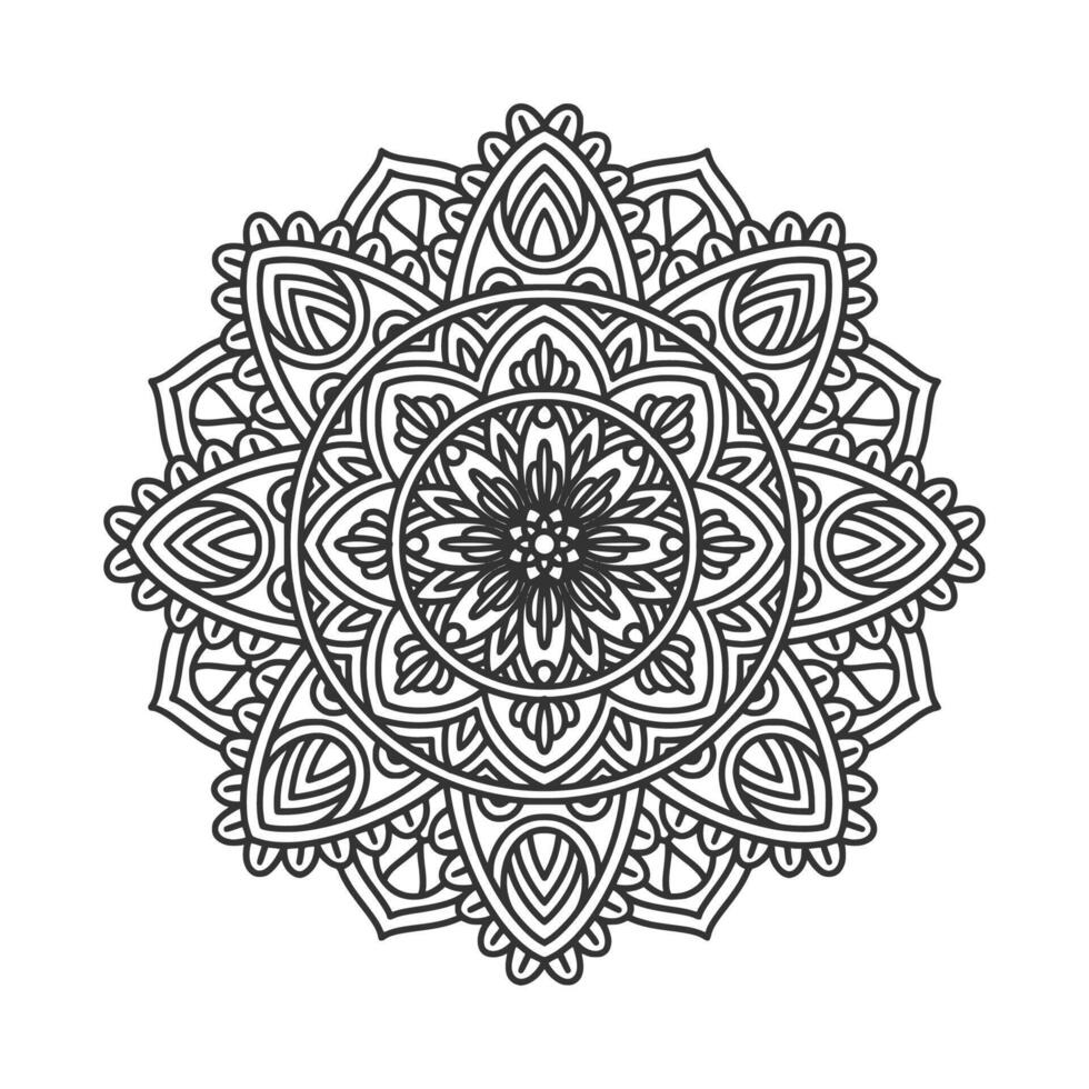 circulaire patroon mandala kunst decoratie-elementen vector