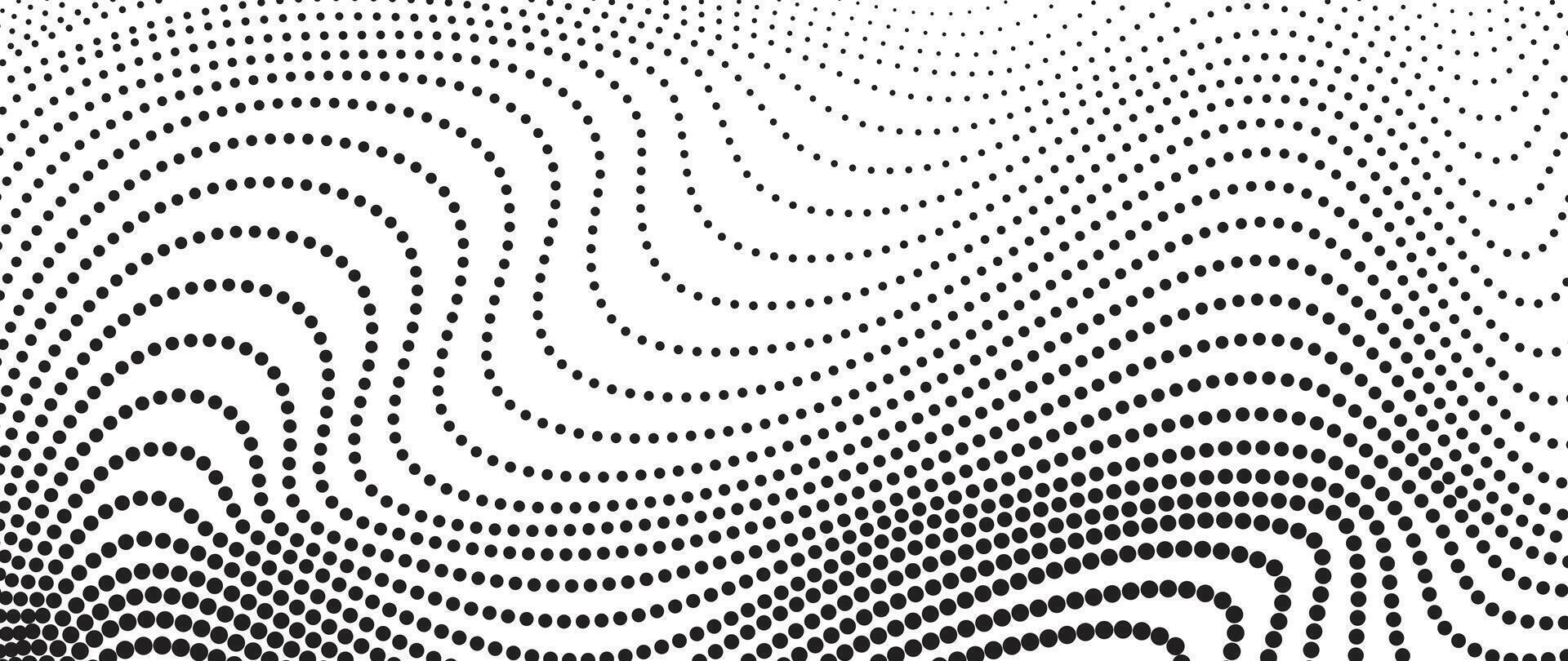 halftone punt achtergrond patroon vector illustratie. monochroom helling stippel modern structuur en vervagen verontrust overlappen. ontwerp voor poster, omslag, banier, bedrijf kaart, model, sticker, indeling.