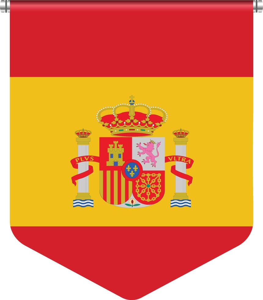 spanje vlag vector