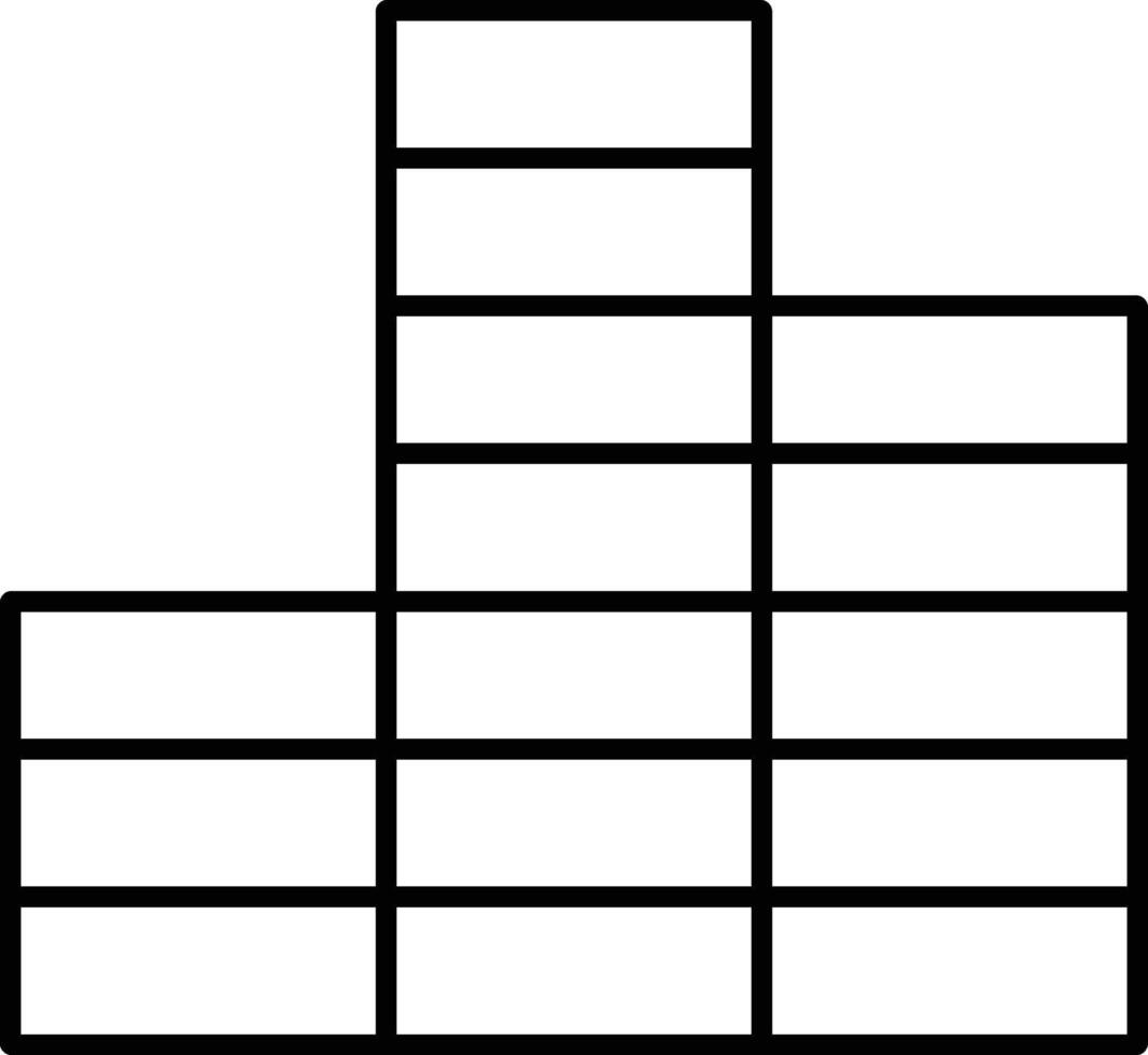 afgeronde gevulde bewerkbare beroerte equalizer icoon vector