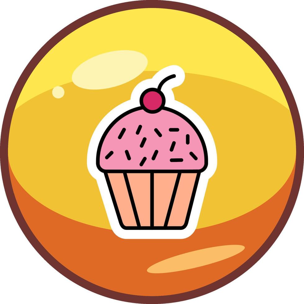 cupcake vector icoon
