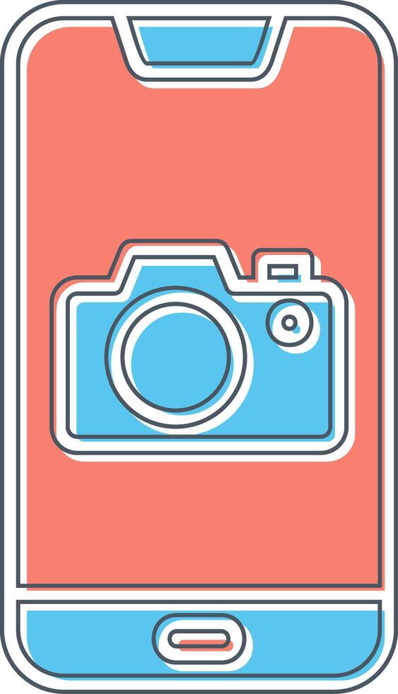 smartphone camera vector icoon