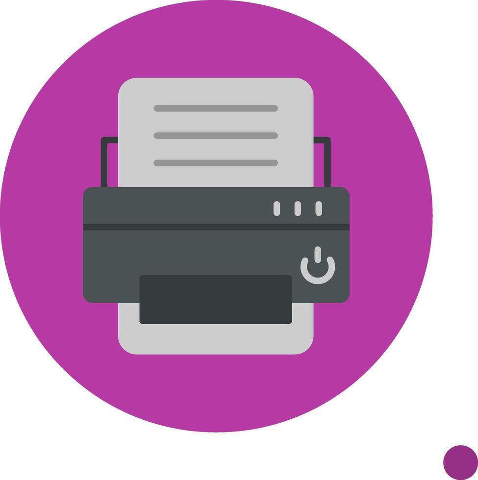 printer vector pictogram