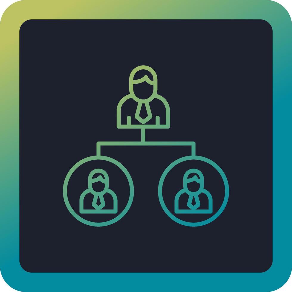 team management vector pictogram