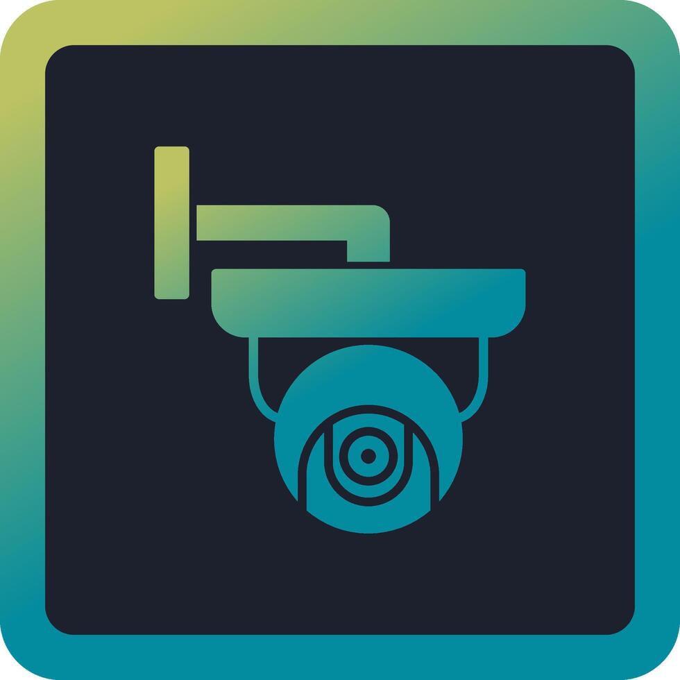 cctv camera vector pictogram