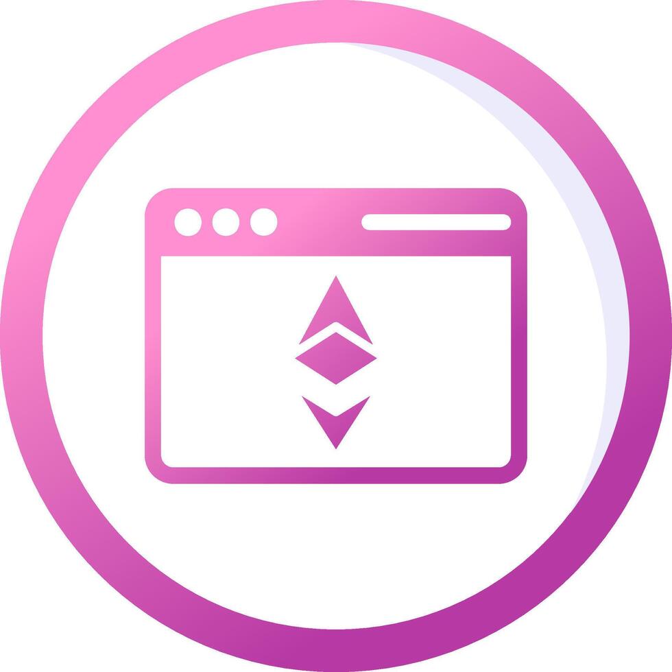 ethereum browser vector icoon