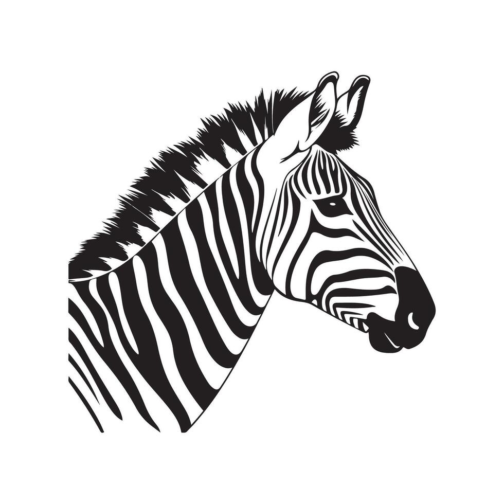 zebra logo vector kunst, pictogrammen, en grafiek