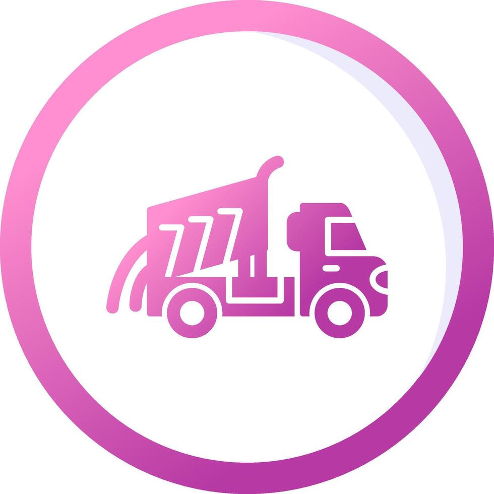 kipwagen vrachtauto vector icoon