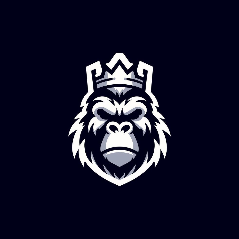 modern, koel gorilla esport logo ontwerp vector