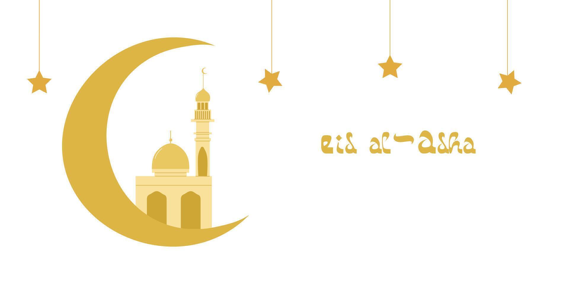 eid al adha feest offer kurban Bayram. vector