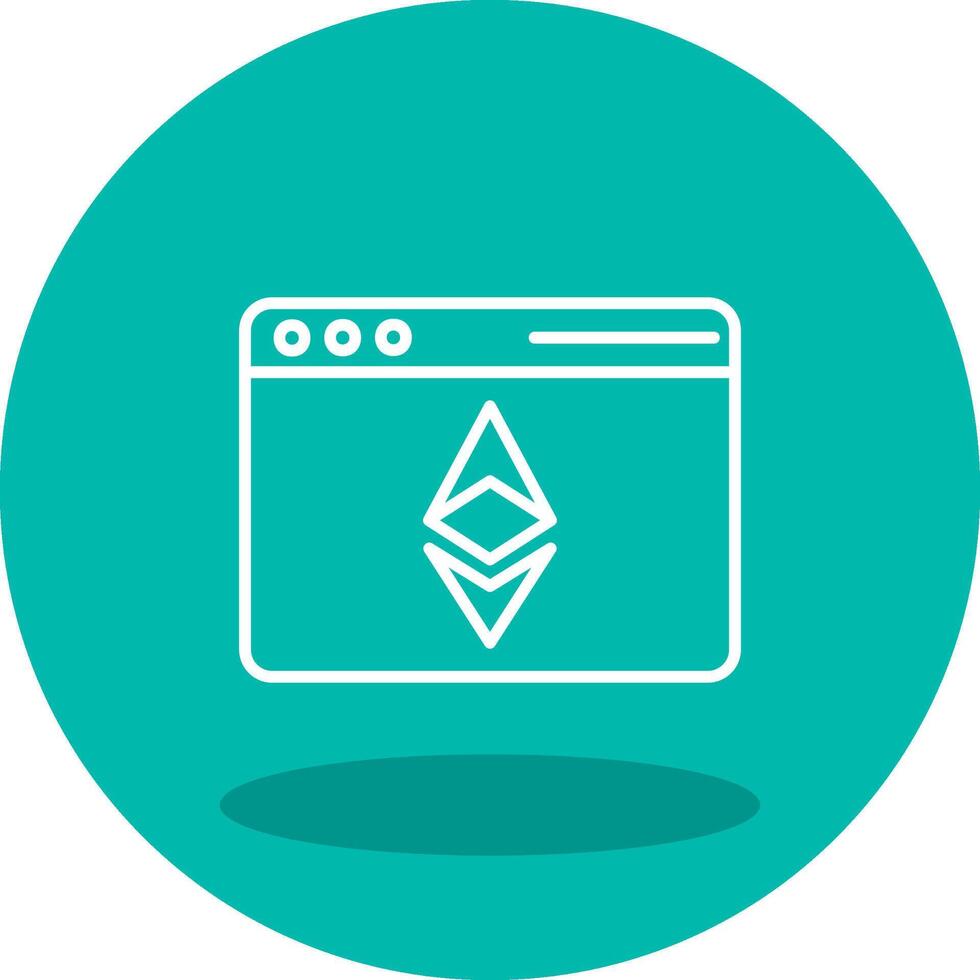 ethereum browser vector icoon