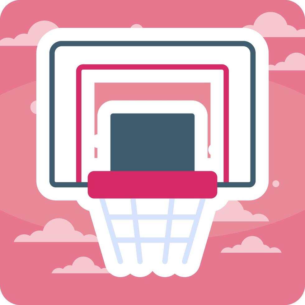 basketbal hoepel vector icoon