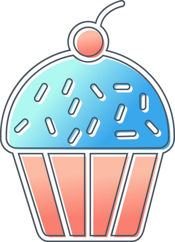 cupcake vector icoon