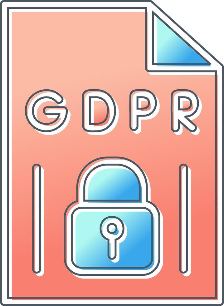 gdpr vector icoon