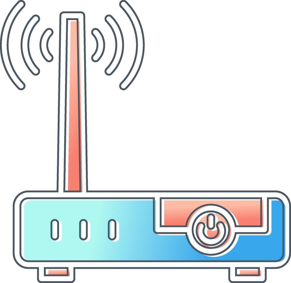 router apparaat vector icoon