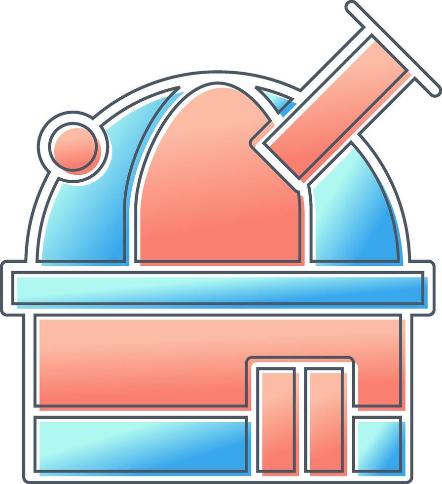 ruimte observatorium vector icoon