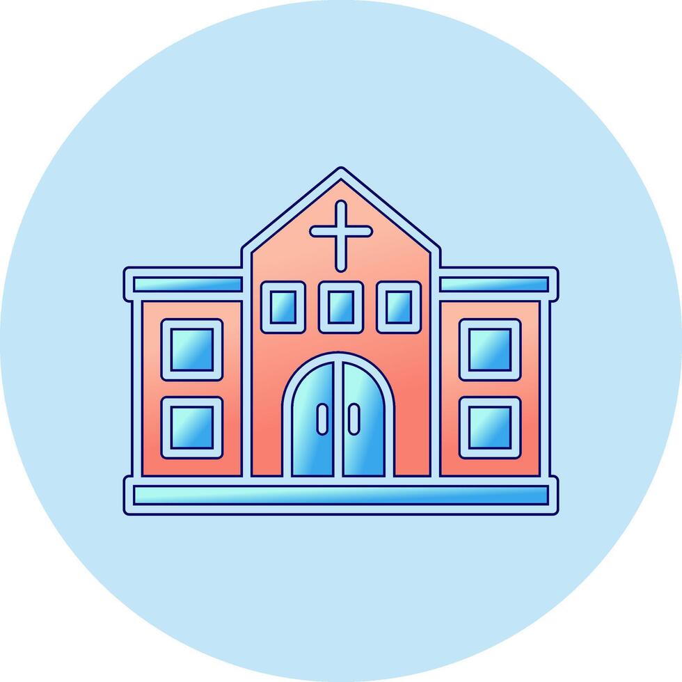 kerk vector pictogram