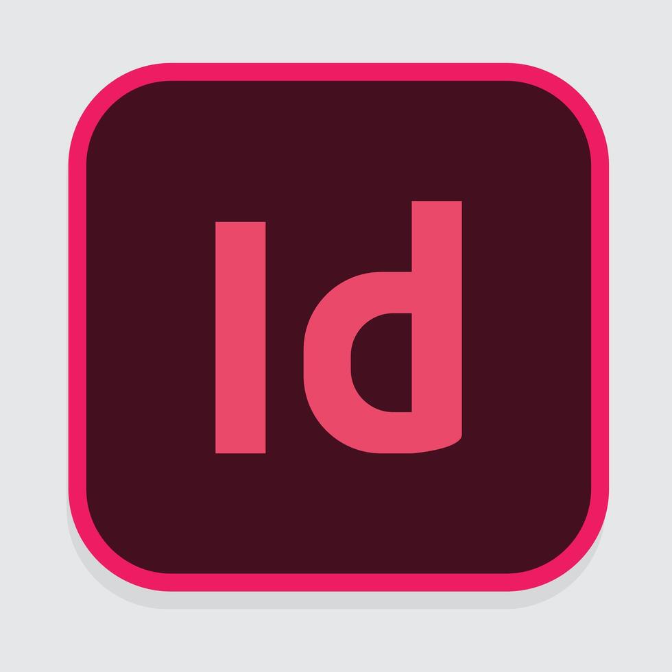 indesign vector logo's, Adobe pictogrammen, abstract vector kunst
