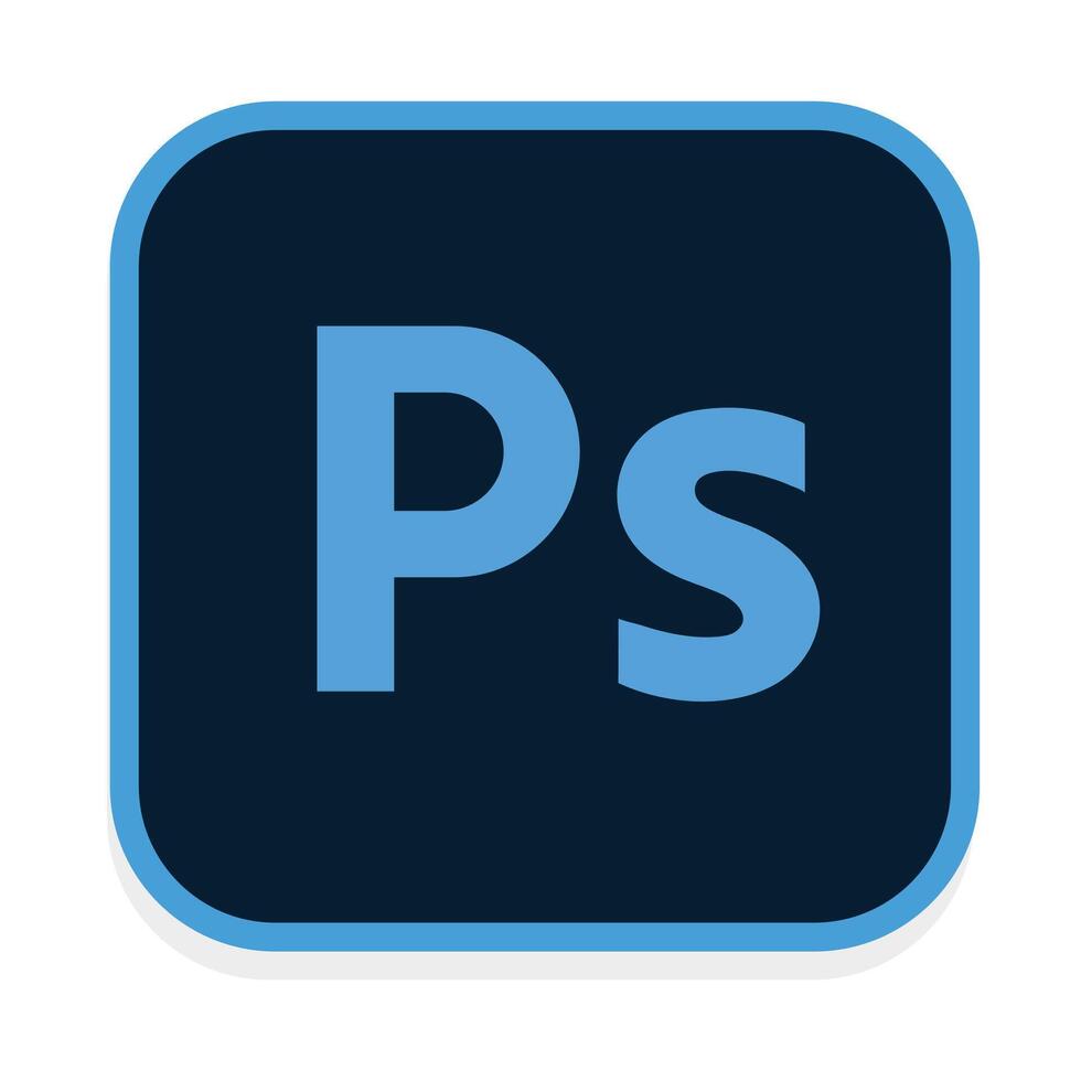 Adobe photoshop vector logo's, Adobe pictogrammen, abstract vector kunst