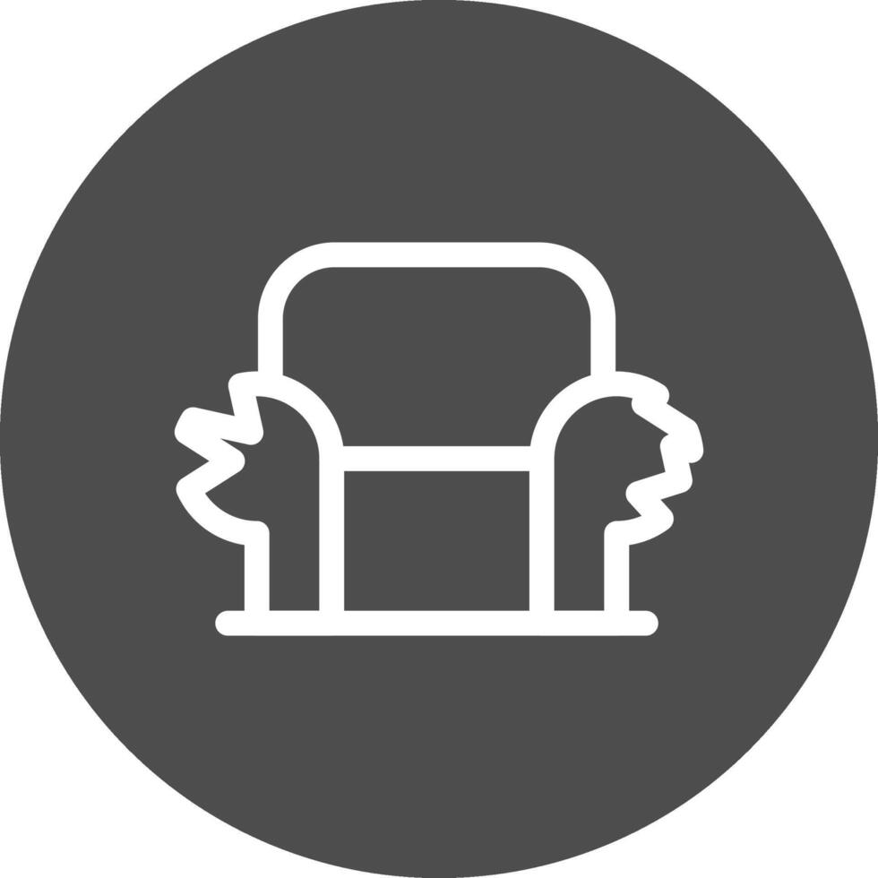 sofa creatief icoon ontwerp vector