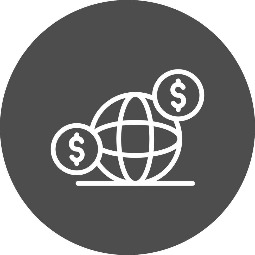 offshore bank creatief icoon ontwerp vector