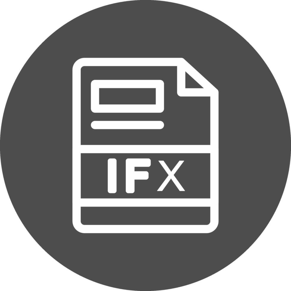 ifx creatief icoon ontwerp vector