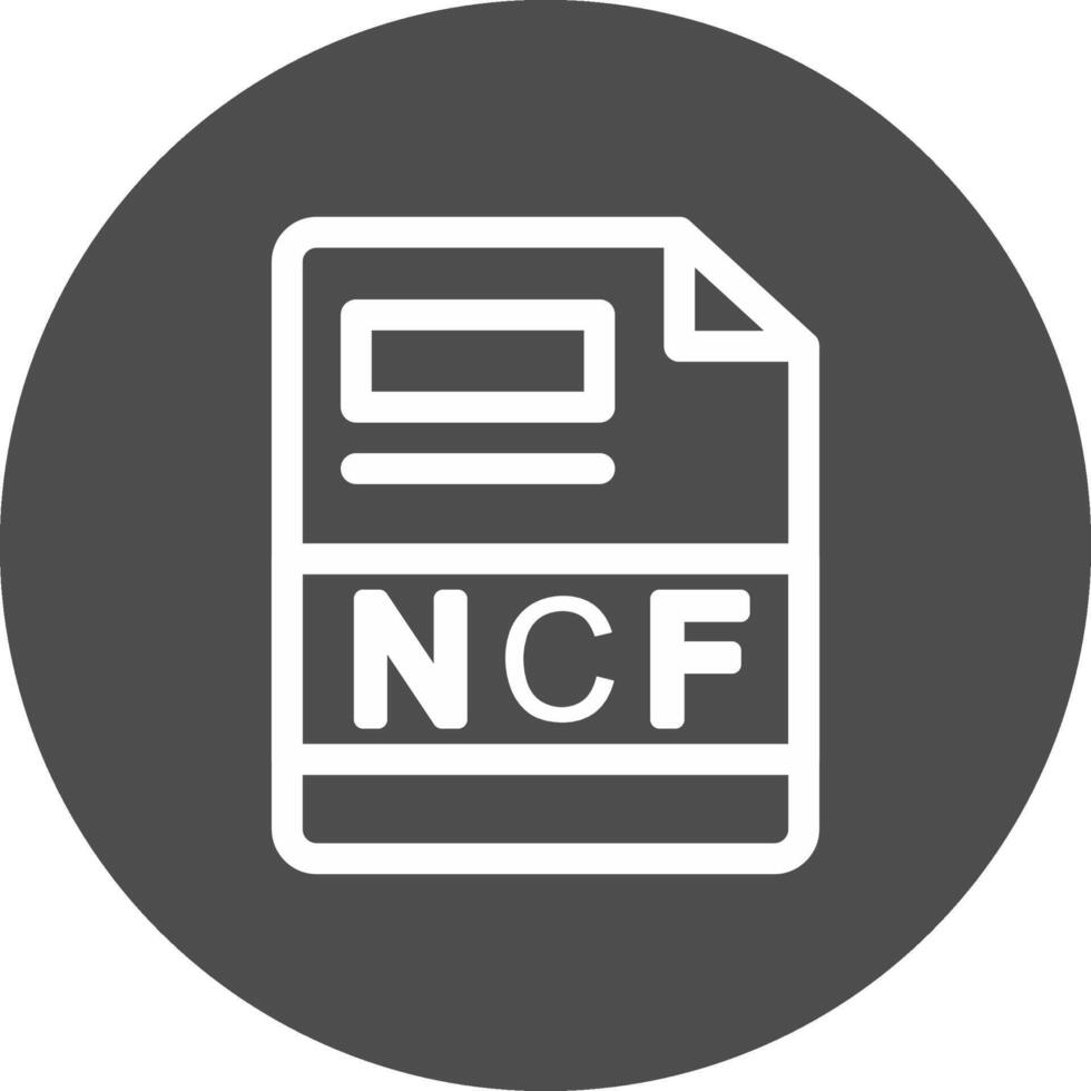 ncf creatief icoon ontwerp vector