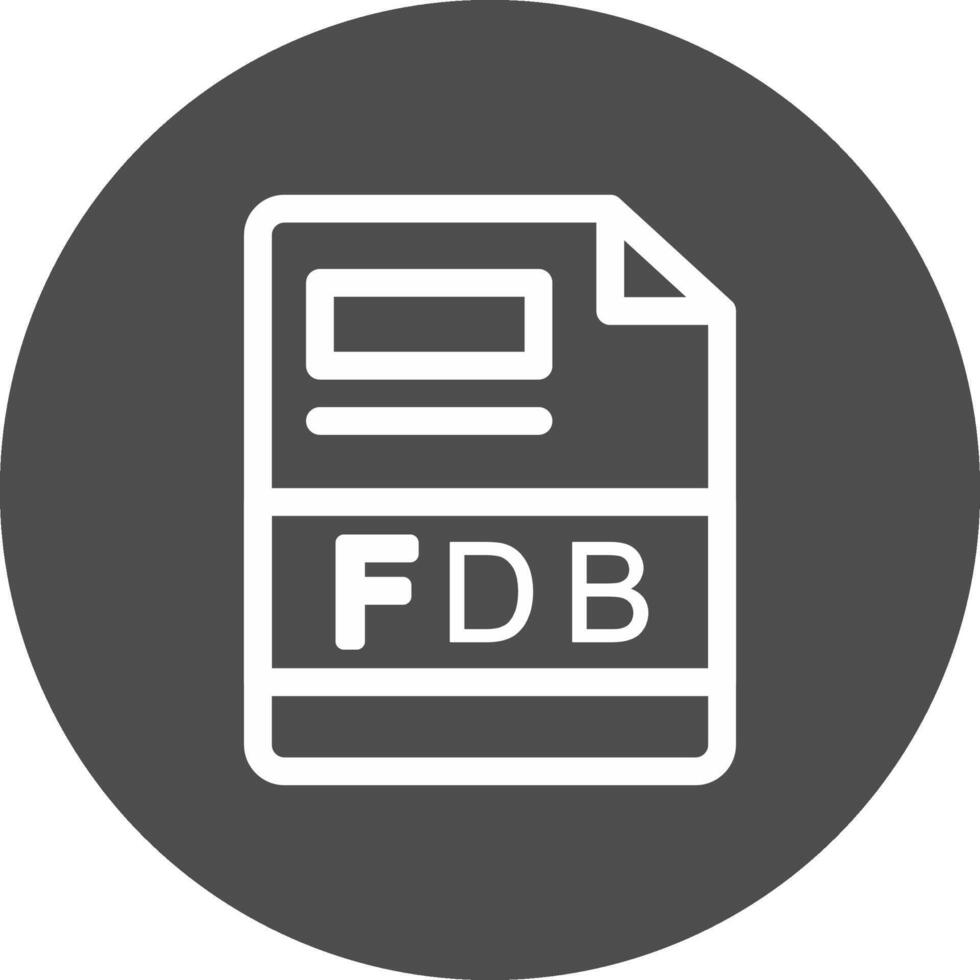 fdb creatief icoon ontwerp vector