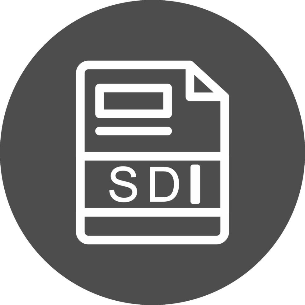 sdi creatief icoon ontwerp vector