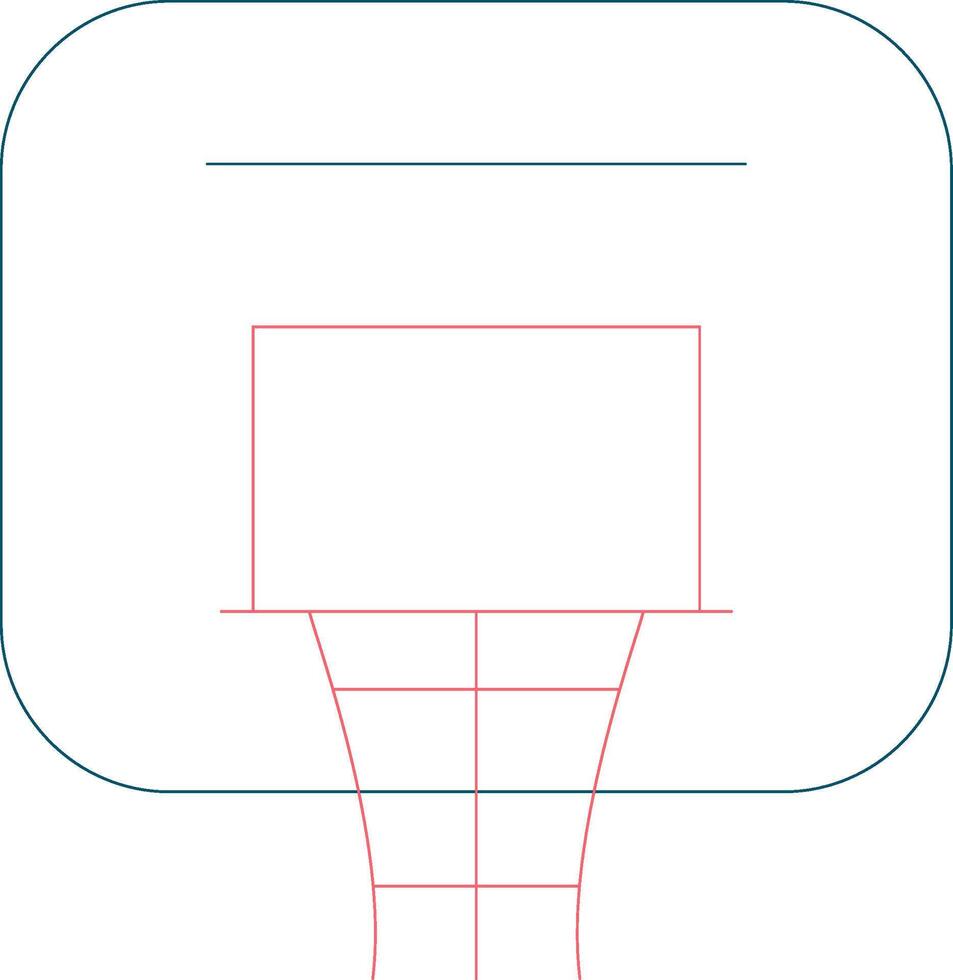 basketbal creatief icoon ontwerp vector