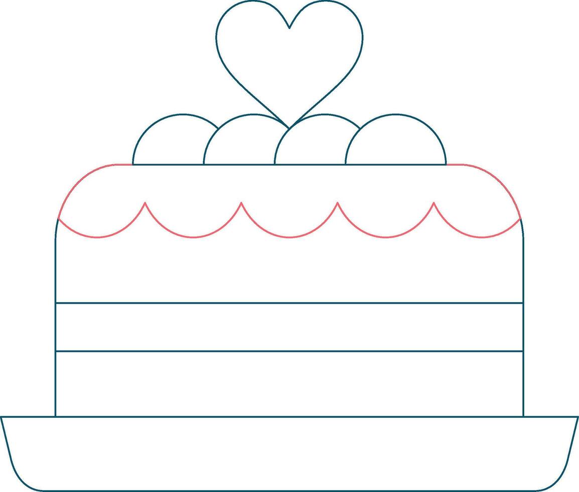taart creatief icoon ontwerp vector