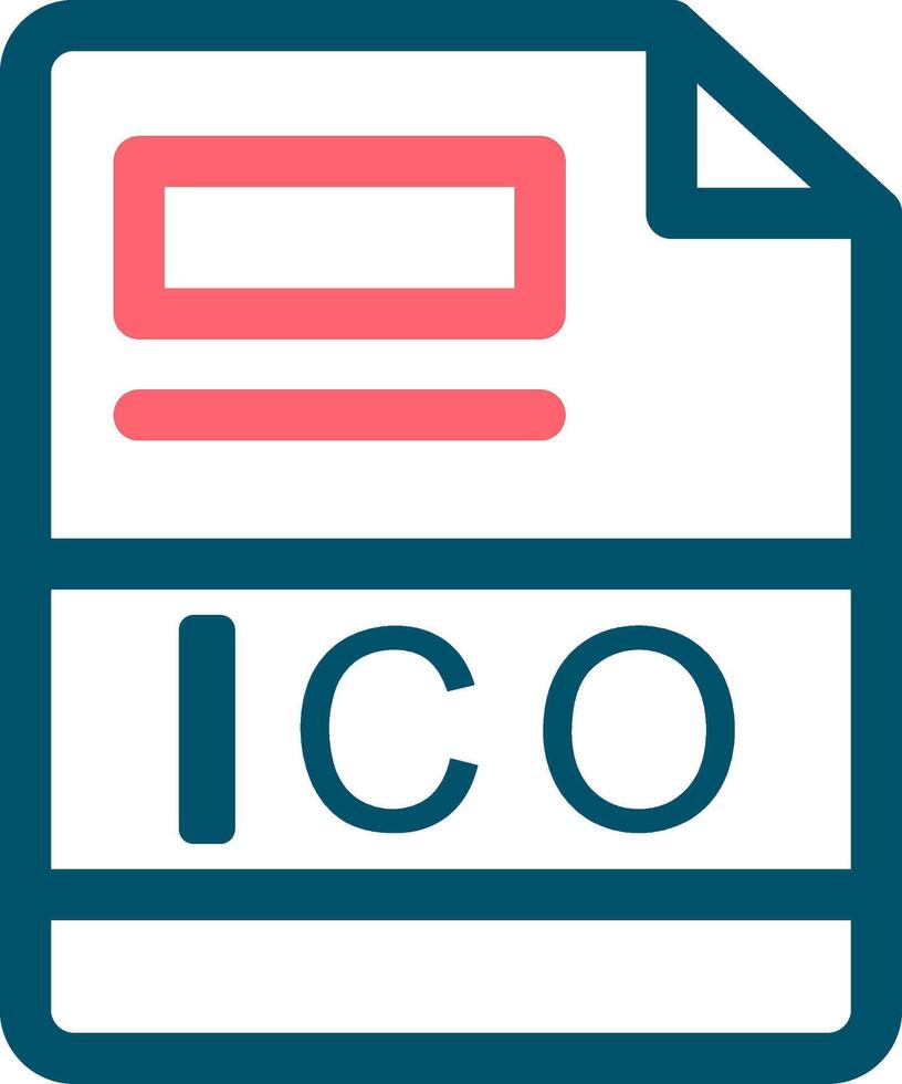 ico creatief icoon ontwerp vector