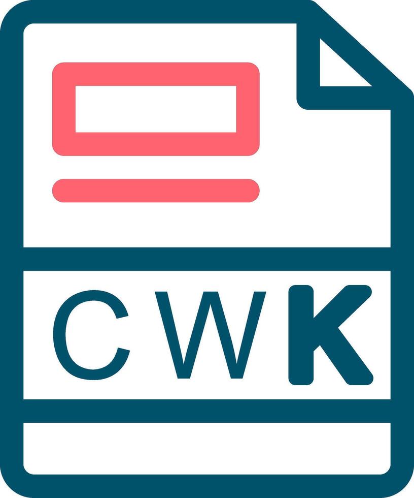 cwk creatief icoon ontwerp vector