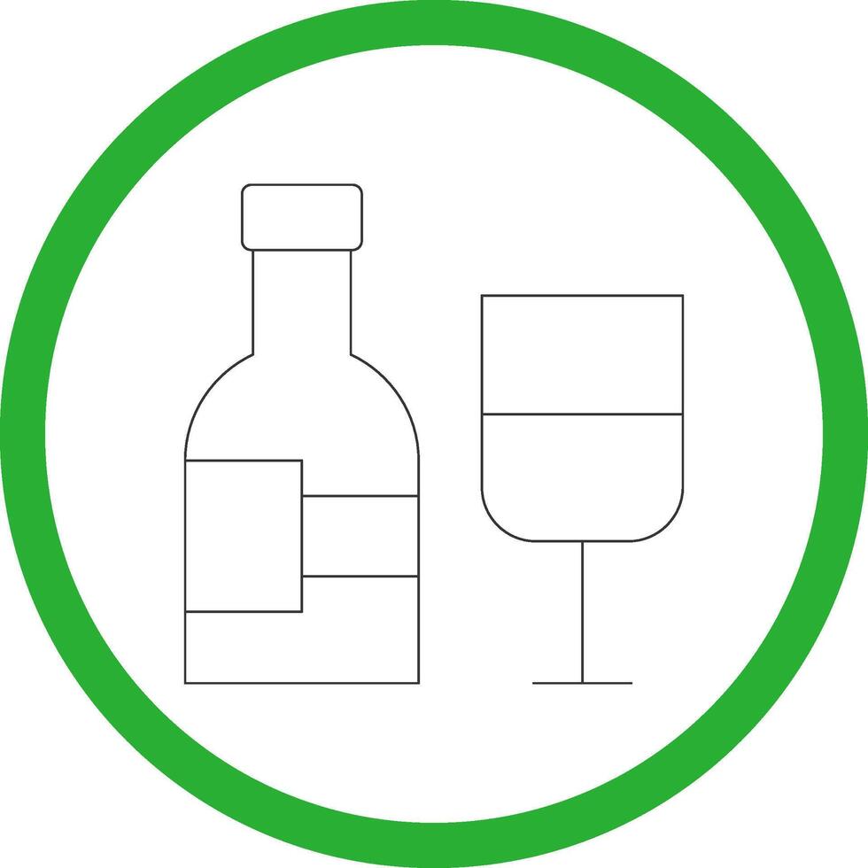 wijn creatief icoon ontwerp vector
