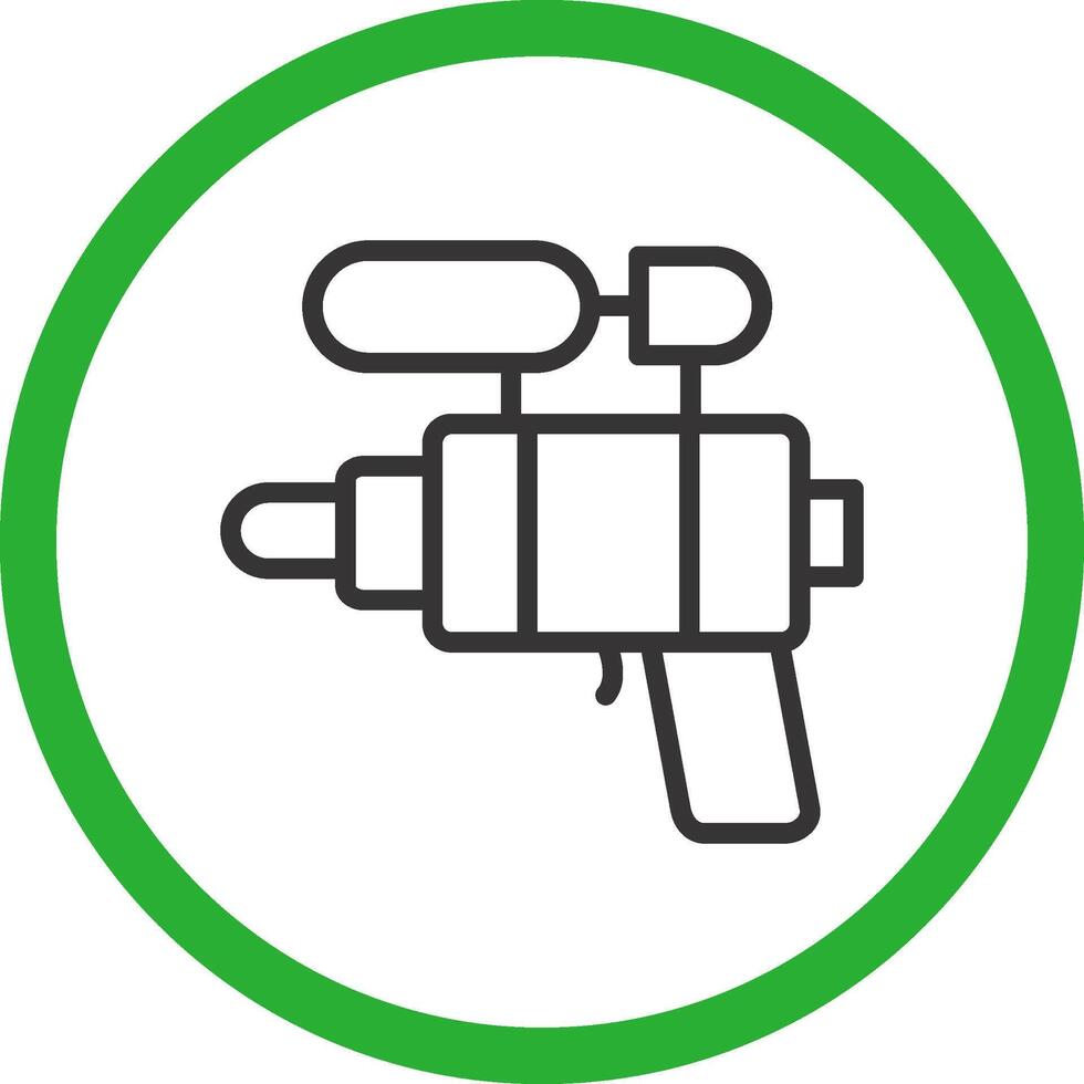 water geweer creatief icoon ontwerp vector