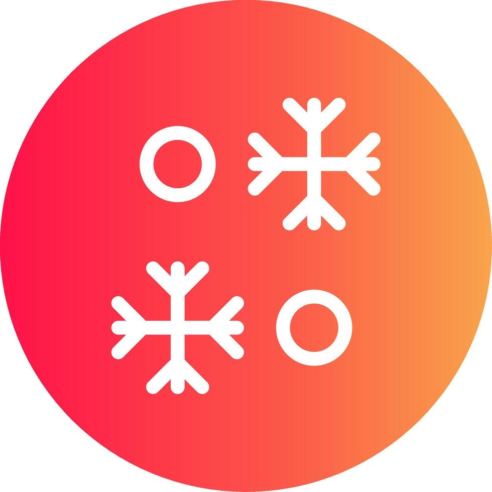 sneeuwvlok creatief icoon ontwerp vector