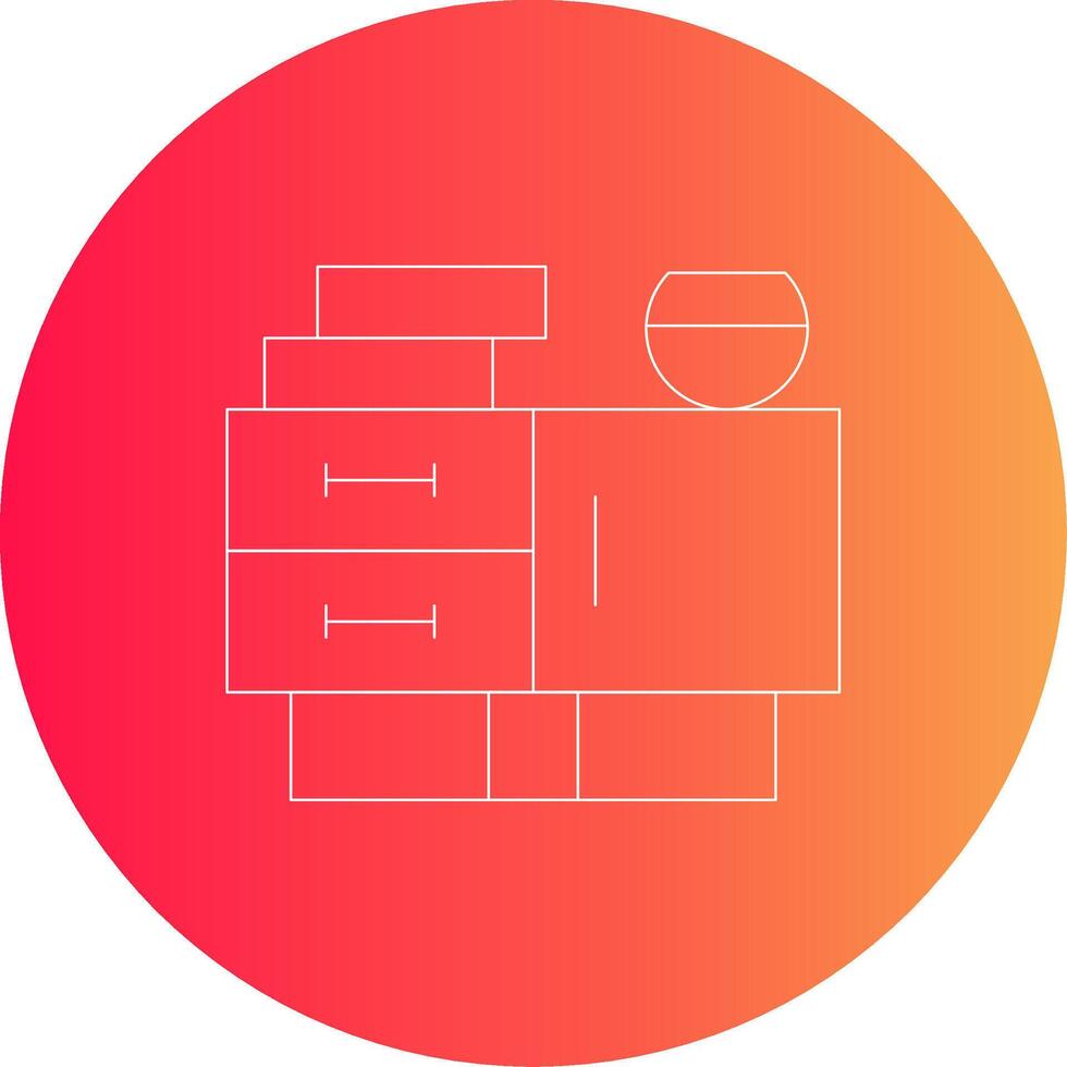 TV tafel creatief icoon ontwerp vector