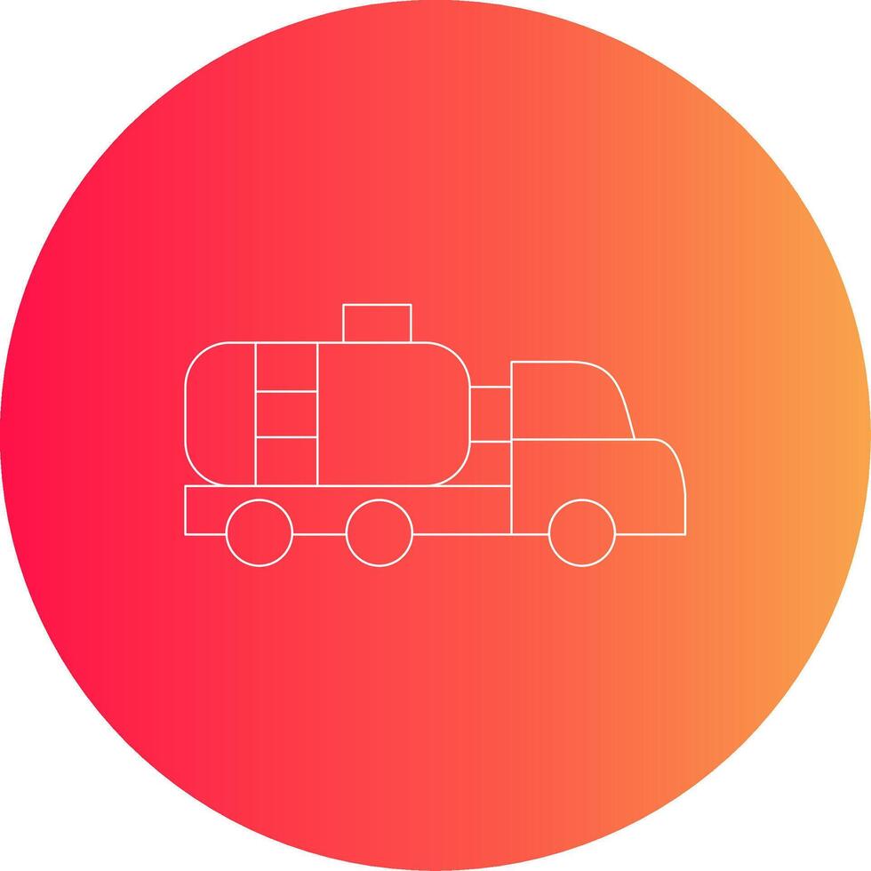 tanker vrachtauto creatief icoon ontwerp vector