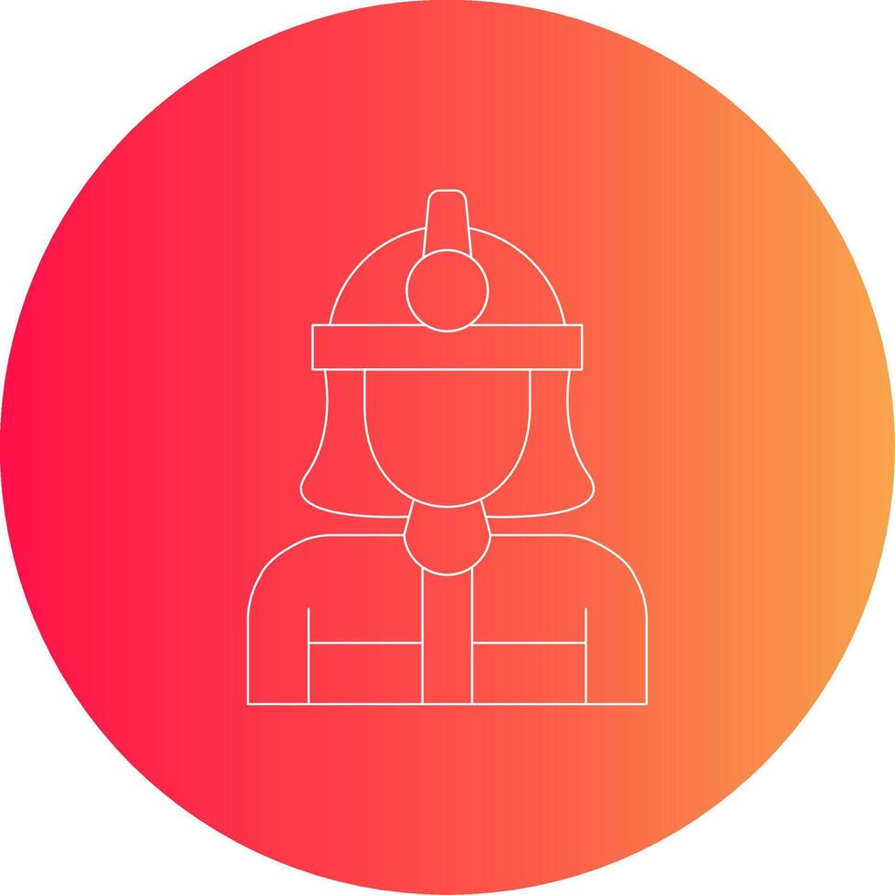 brandweerman creatief icoon ontwerp vector