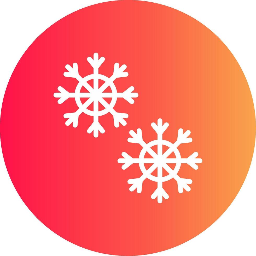 sneeuwvlok creatief icoon ontwerp vector