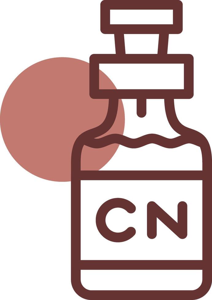 cyanide creatief icoon ontwerp vector