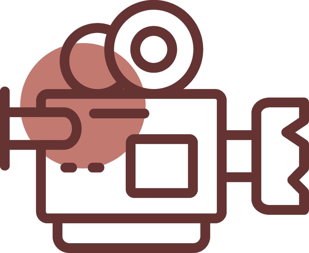 video camera creatief icoon ontwerp vector