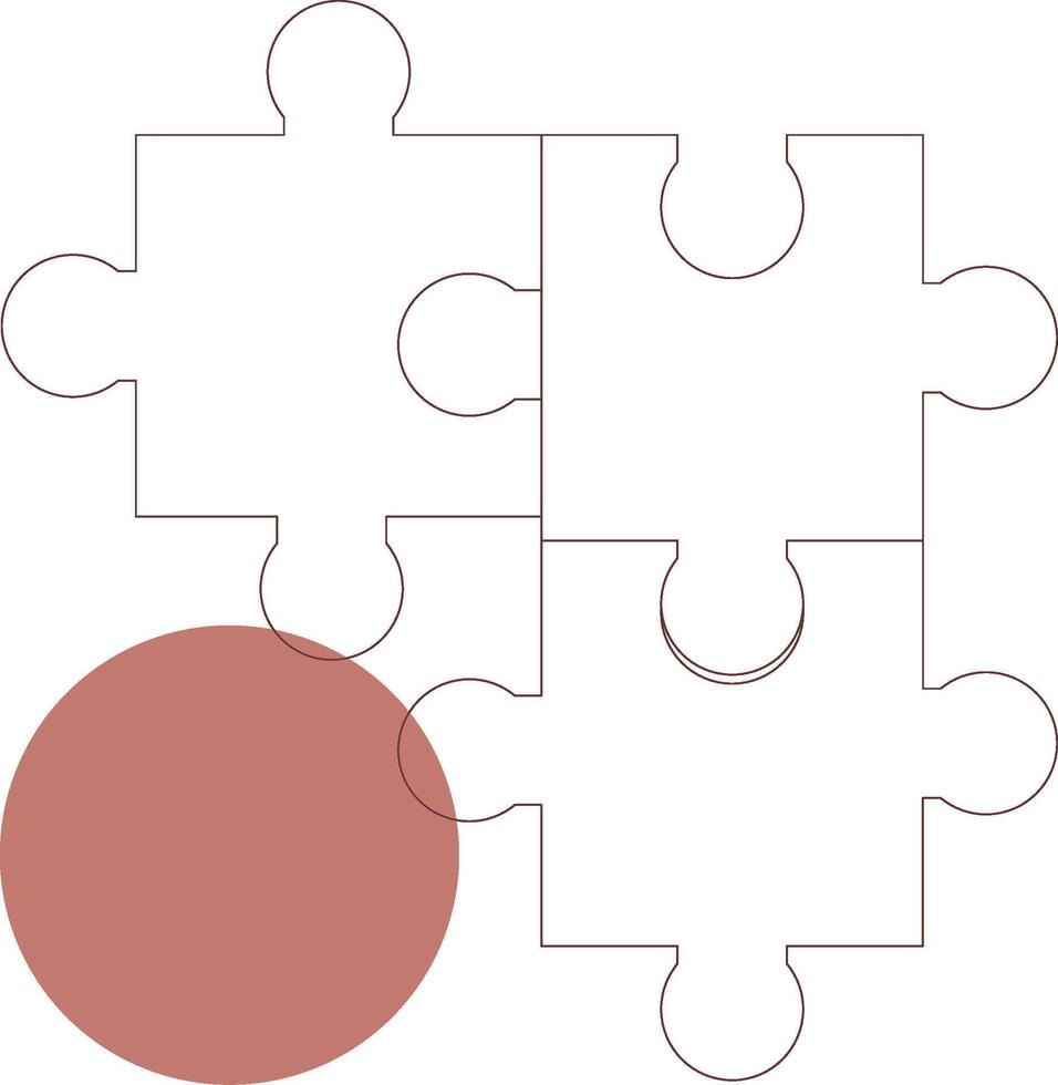 puzzel creatief icoon ontwerp vector