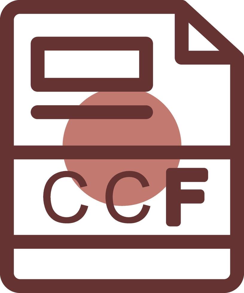 ccf creatief icoon ontwerp vector