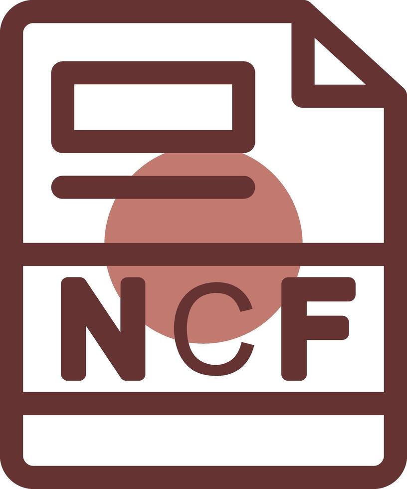 ncf creatief icoon ontwerp vector