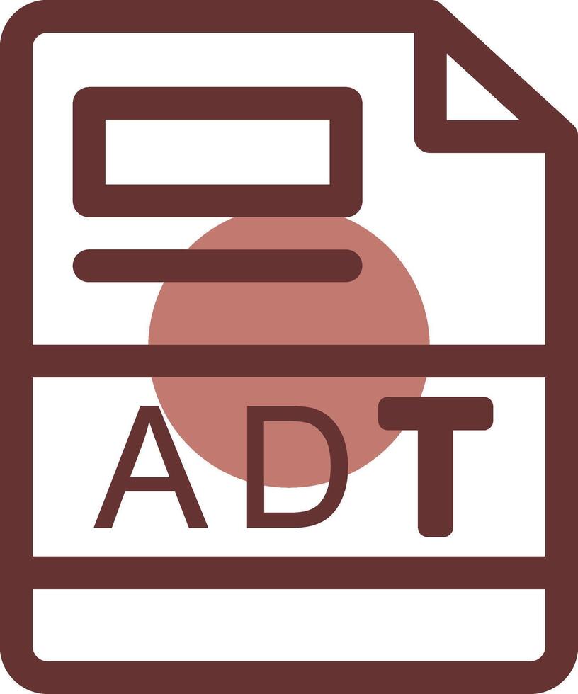 adt creatief icoon ontwerp vector