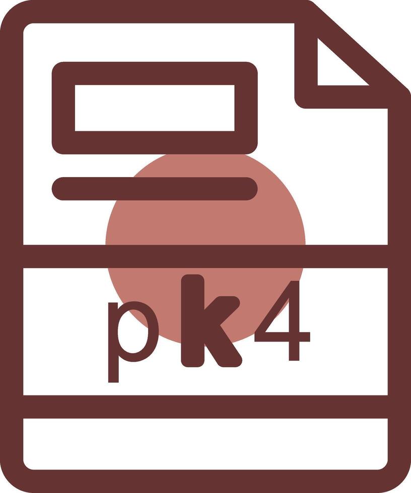 pk4 creatief icoon ontwerp vector