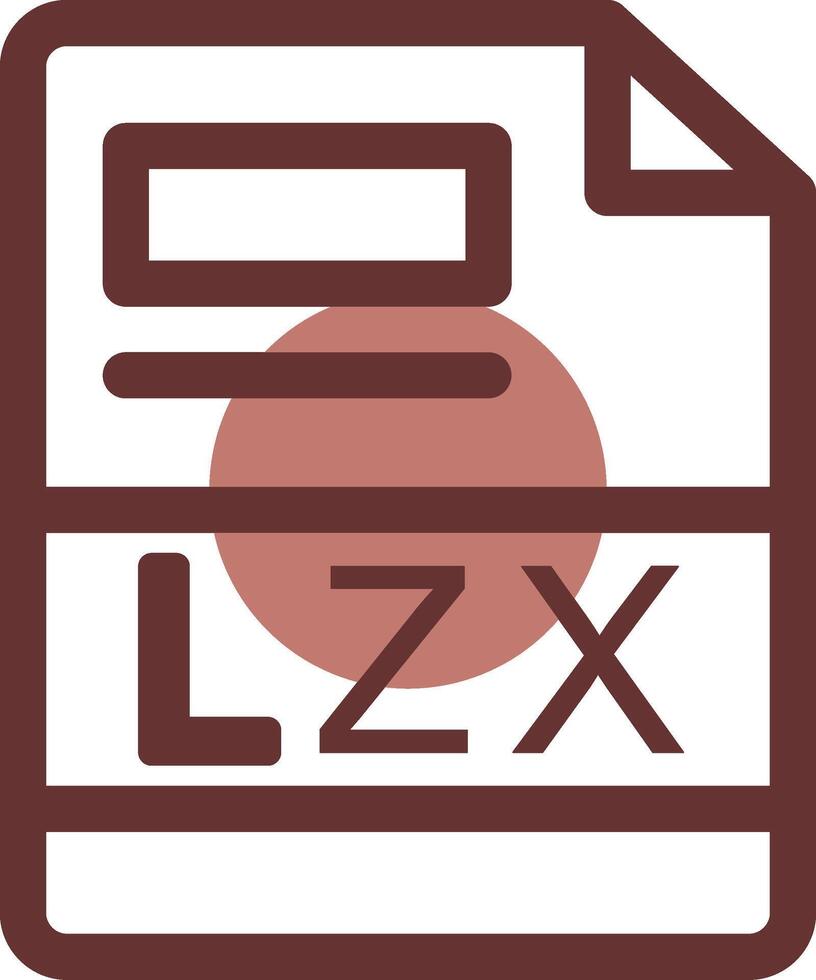 lzx creatief icoon ontwerp vector