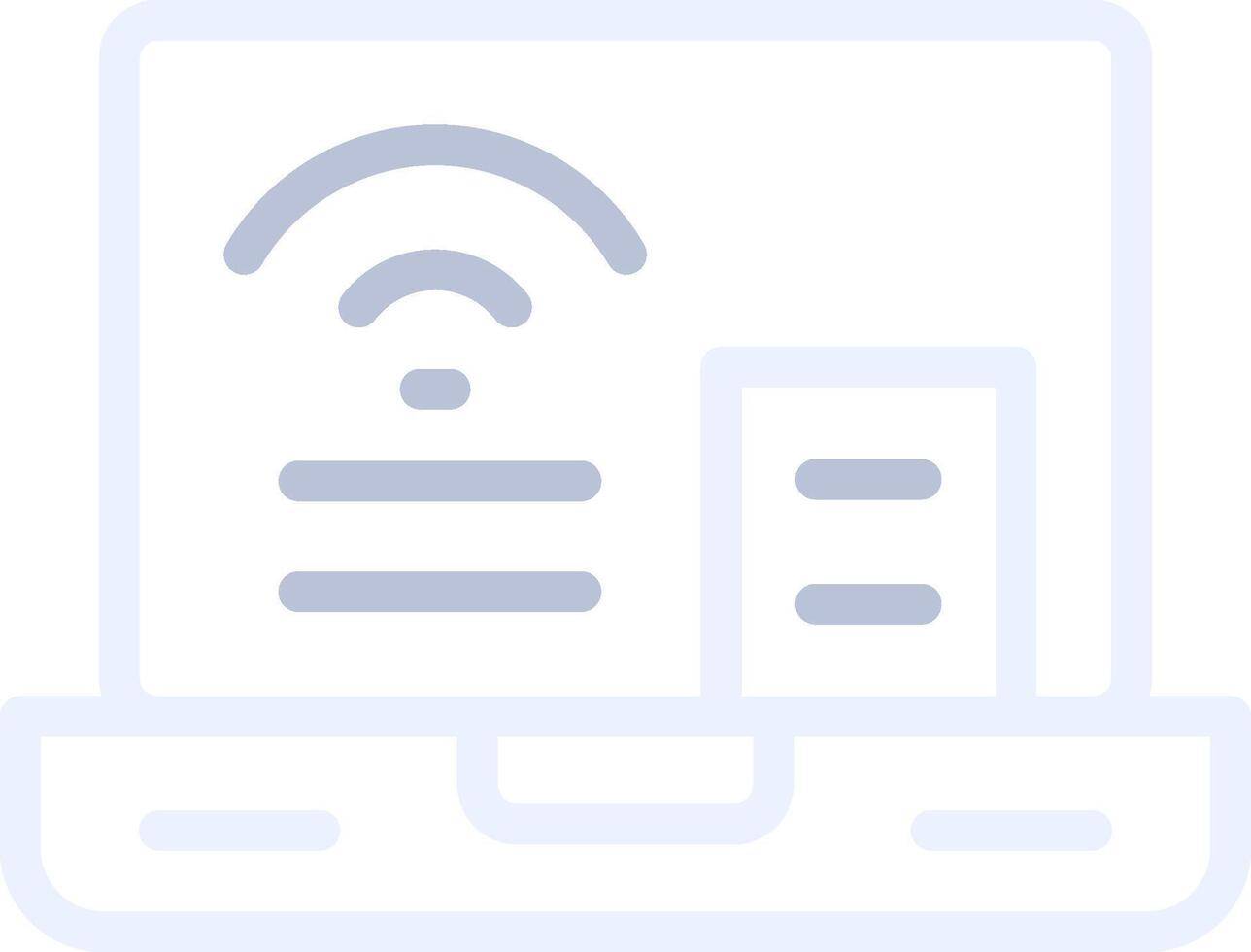 Wifi verbinding creatief icoon ontwerp vector